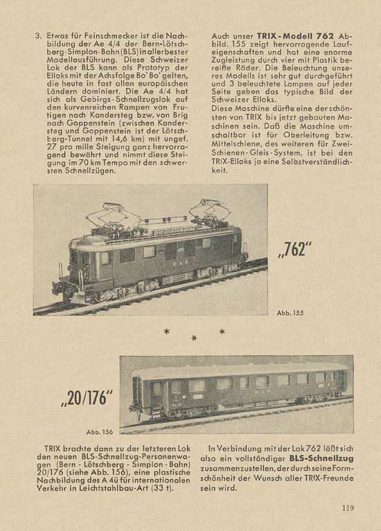 Trix Express Dienst 8 1956