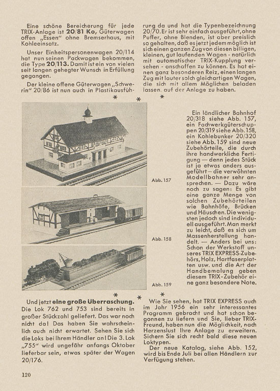 Trix Express Dienst 8 1956