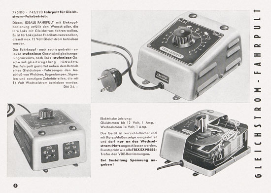 Trix Express Katalog 1957