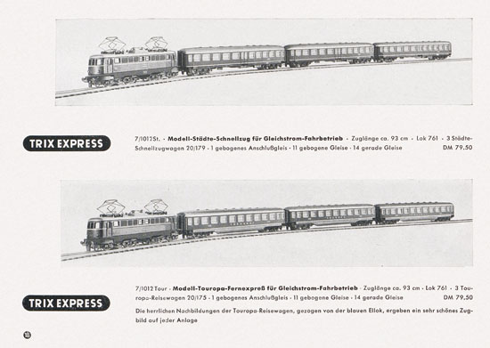 Trix Express Katalog 1957