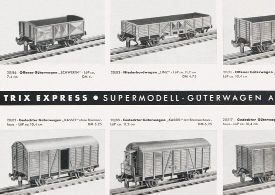 Trix Express Katalog 1957