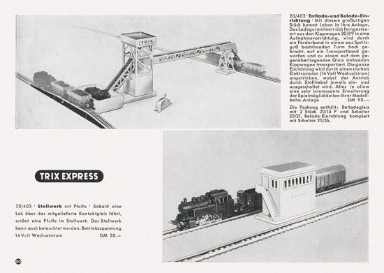 Trix Express Katalog 1957