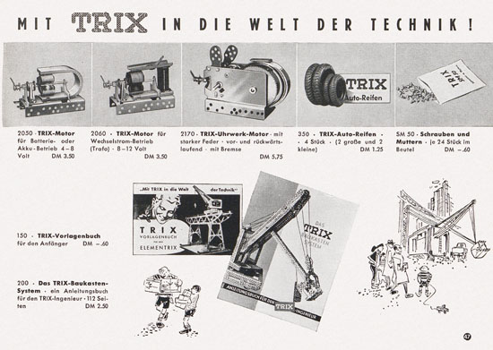 Trix Express Katalog 1957