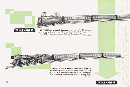 Trix Express Katalog 1959