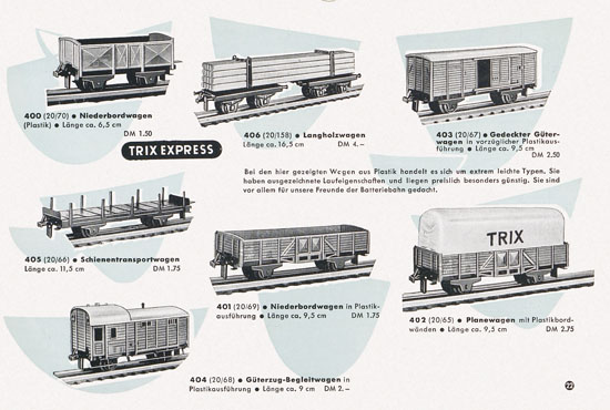 Trix Express Katalog 1959