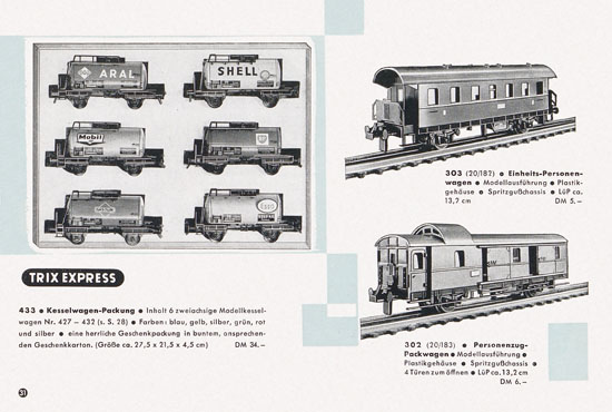 Trix Express Katalog 1959