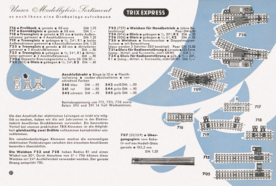 Trix Express Katalog 1959