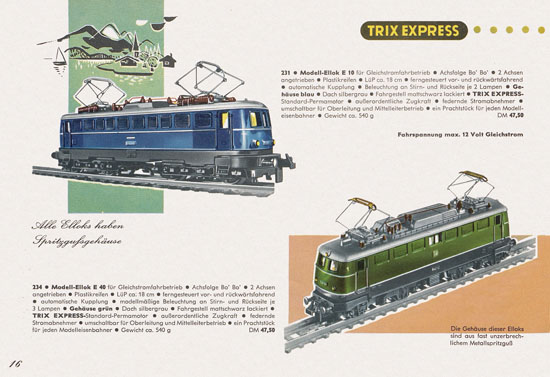 Trix Express Katalog 1961