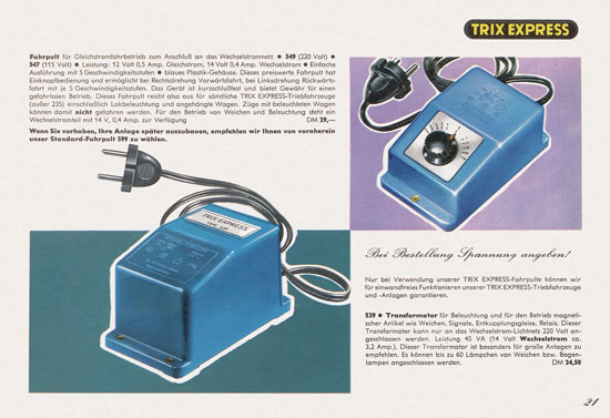 Trix Express Katalog 1961