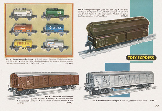 Trix Express Katalog 1961