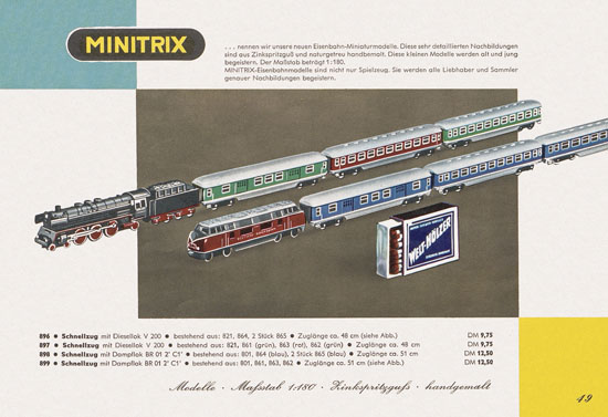 Trix Express Katalog 1961