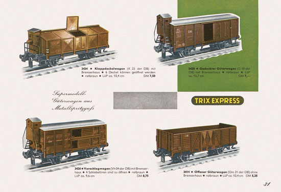 Trix Express Katalog 1962