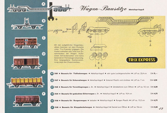 Trix Express Katalog 1962