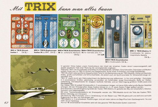 Trix Express Katalog 1962