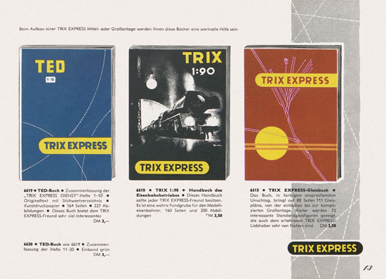 Trix Express Katalog 1963