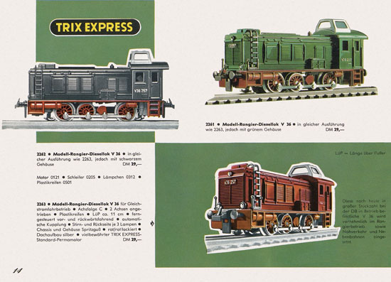 Trix Express Katalog 1963