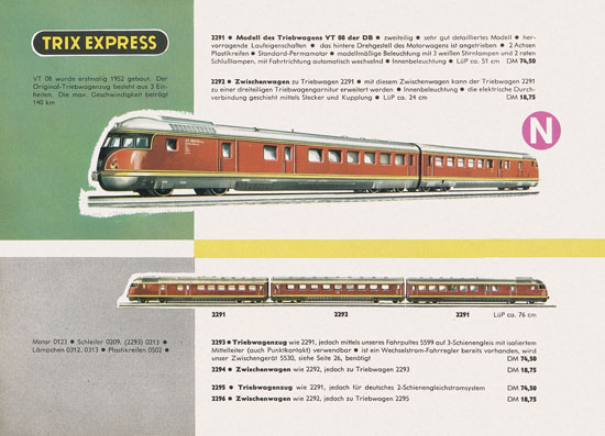 Trix Express Katalog 1963