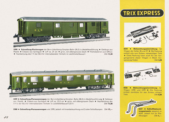 Trix Express Katalog 1963