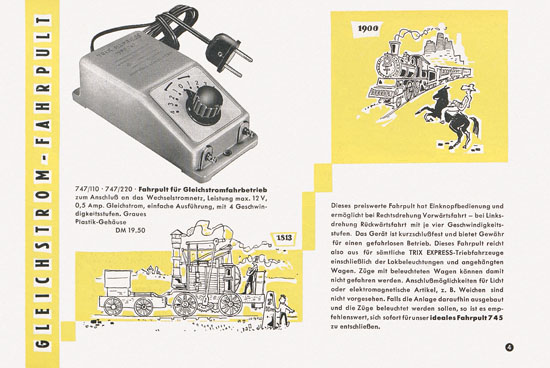 Trix Express Katalog 1958