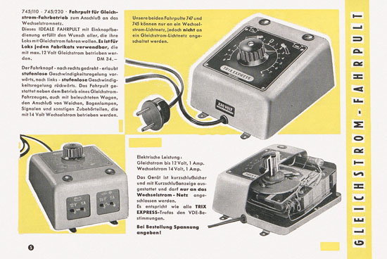 Trix Express Katalog 1958