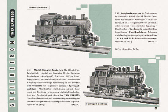 Trix Express Katalog 1958