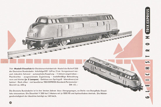 Trix Express Katalog 1958