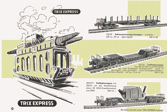 Trix Express Katalog 1958