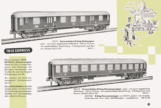 Trix Express Katalog 1958