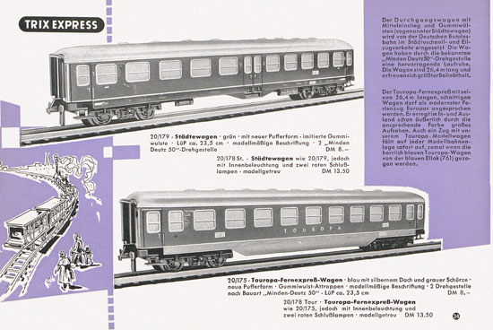 Trix Express Katalog 1958