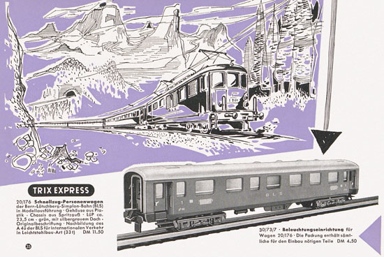 Trix Express Katalog 1958