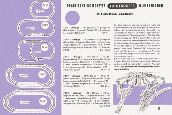 Trix Express Katalog 1958