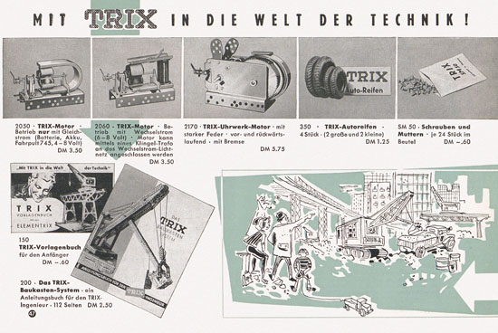 Trix Express Katalog 1958