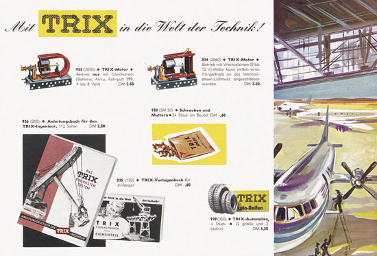 Trix Express Katalog Spur H0 1960-1961