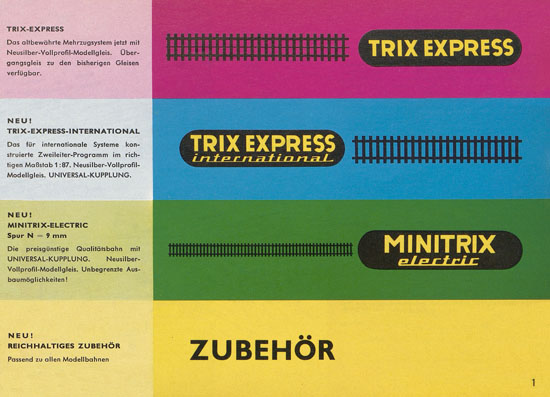 Trix Express Katalog 1964