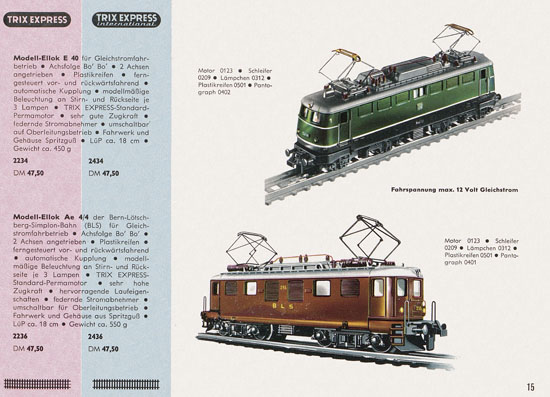 Trix Express Katalog 1964