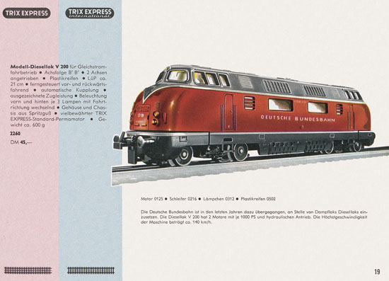 Trix Express Katalog 1964