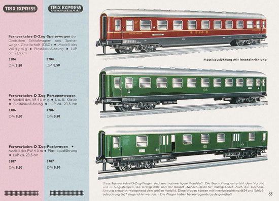 Trix Express Katalog 1964