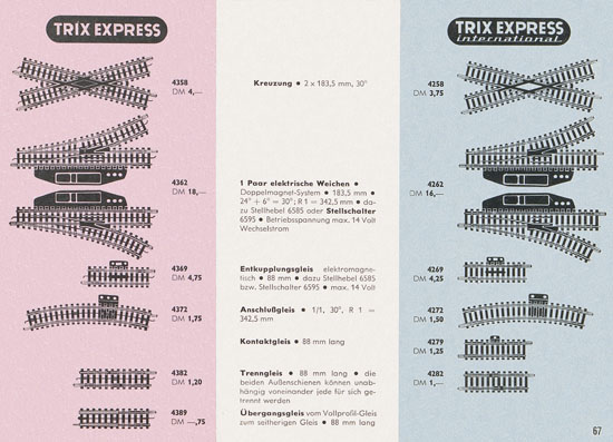 Trix Express Katalog 1964