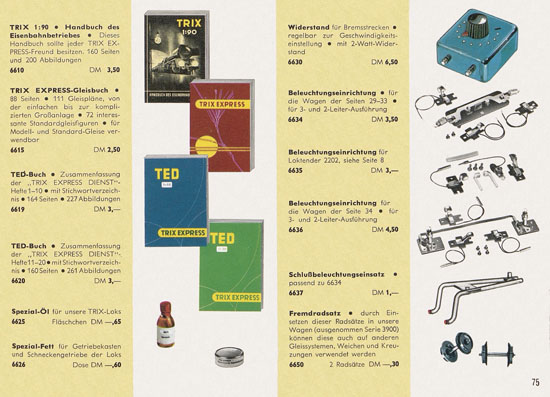 Trix Express Katalog 1964