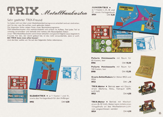 Trix Express Katalog 1964