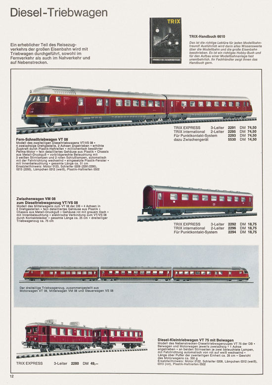 Trix Gesamtkatalog 1967