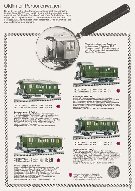 Trix Gesamtkatalog 1967