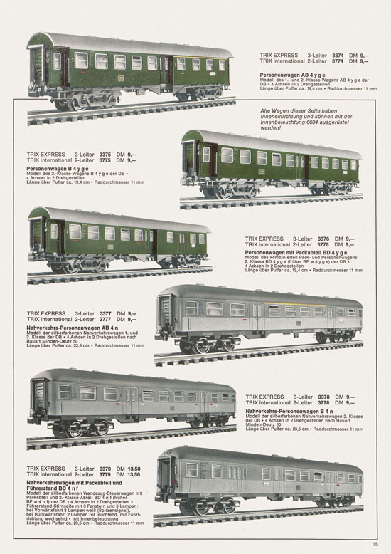 Trix Gesamtkatalog 1967