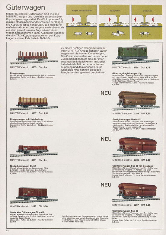 Trix Gesamtkatalog 1967