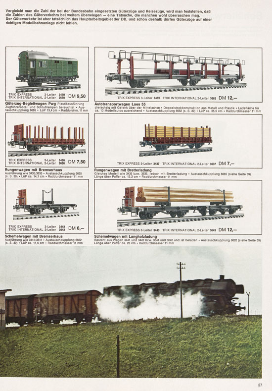 Trix Gesamtkatalog 1968