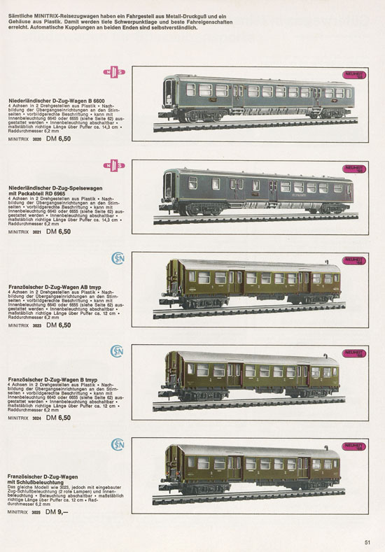 Trix Gesamtkatalog 1968