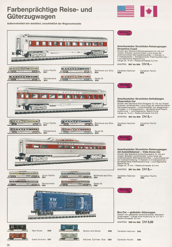 Trix Gesamtkatalog 1968