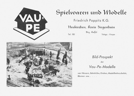 Seite 1 Vau-Pe Katalog 1954