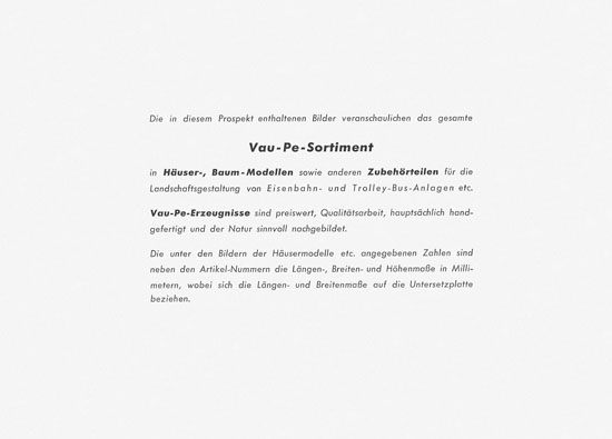 Seite 3 Vau-Pe Katalog 1954