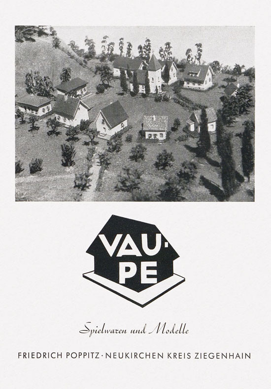 Vau-Pe Faltblatt 1954